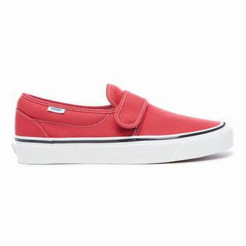 Vans Anaheim Factory Slip-On 47 V - Naisten Tennarit - Punainen